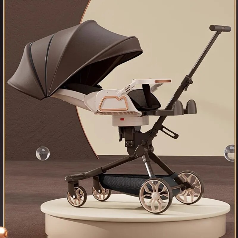 Stroller Can Be Seated and Lying Down