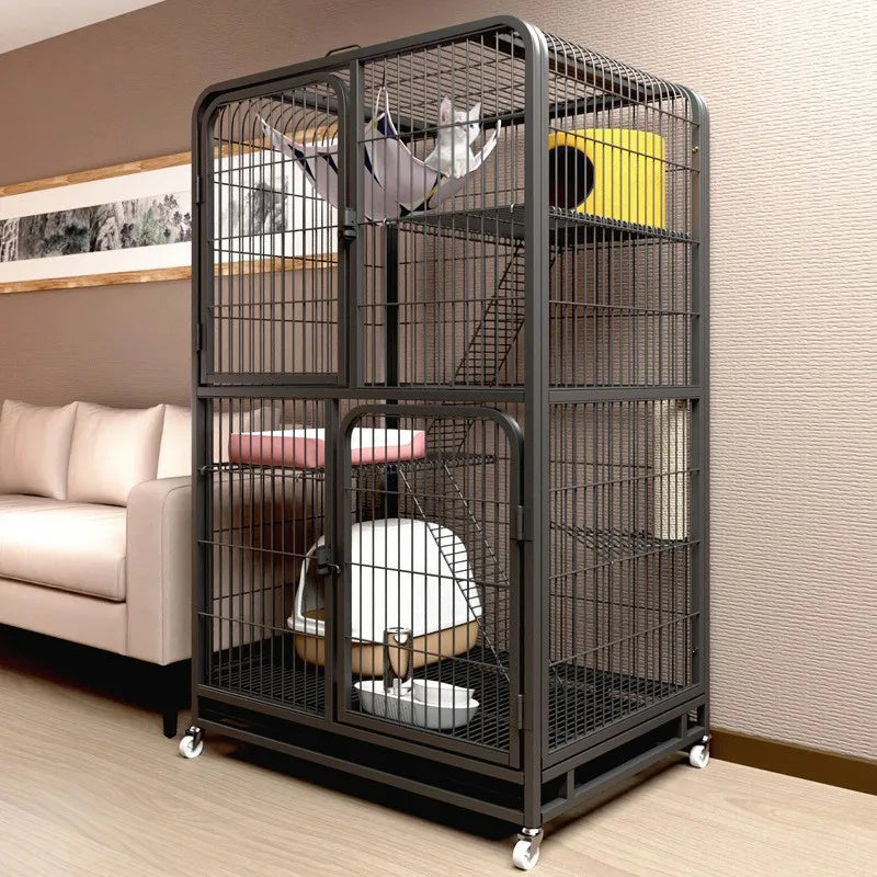 Cat Cage Villa Three Floor Super Free Space