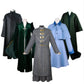 Cosplay Abito lungo mantello costume film Silente Malfoy uniforme Voldemor