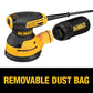 Dewalt DWE6423 Levigatrice orbitale casuale classica da 280 W a velocità variabile da 5 pollici con raccolta polvere per la lavorazione del legno 220 V