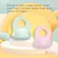 Silicone Bibs For Kids Newborn Candy Color