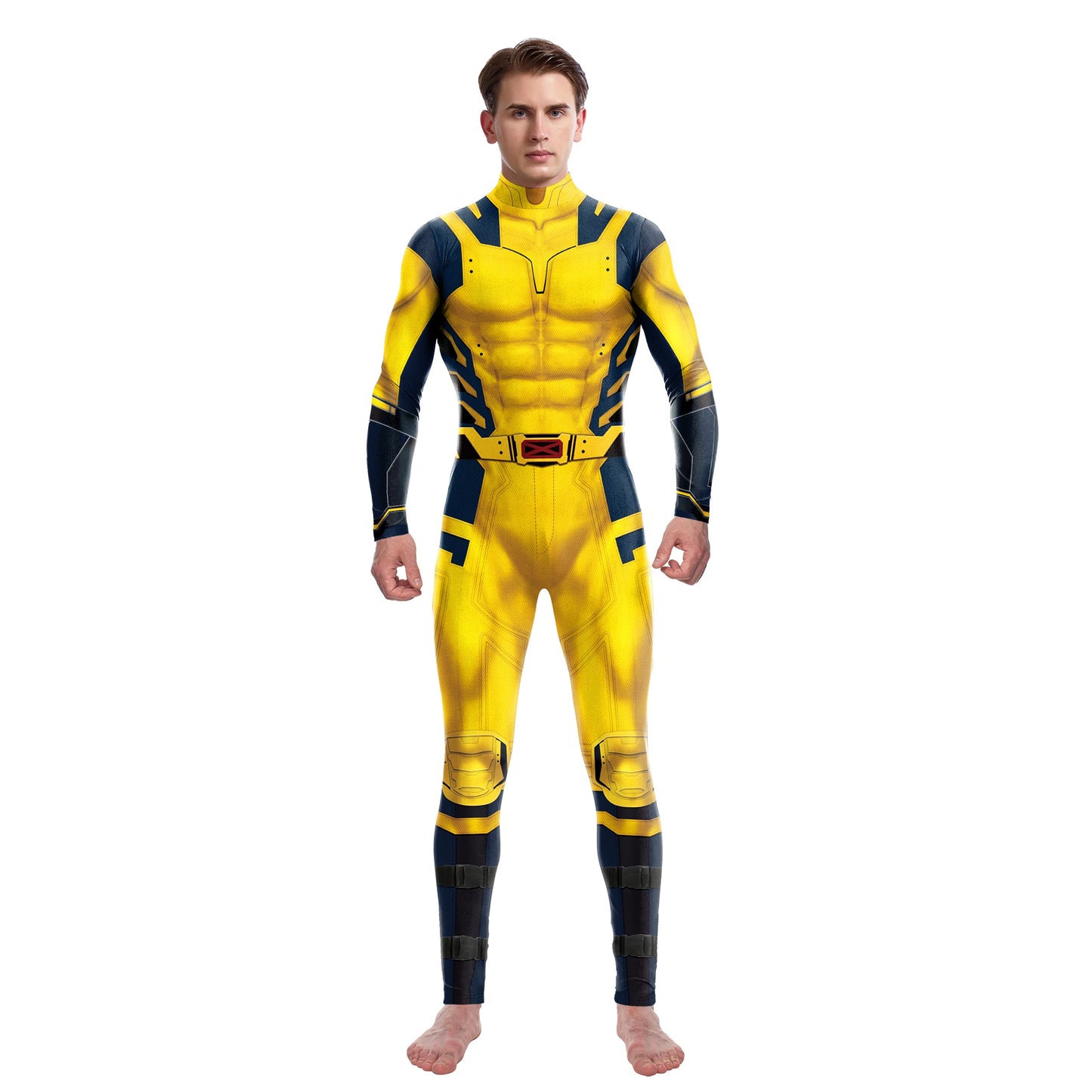 Supereroi Uomini Deadpool Wolverine Costumi Cosplay Tuta