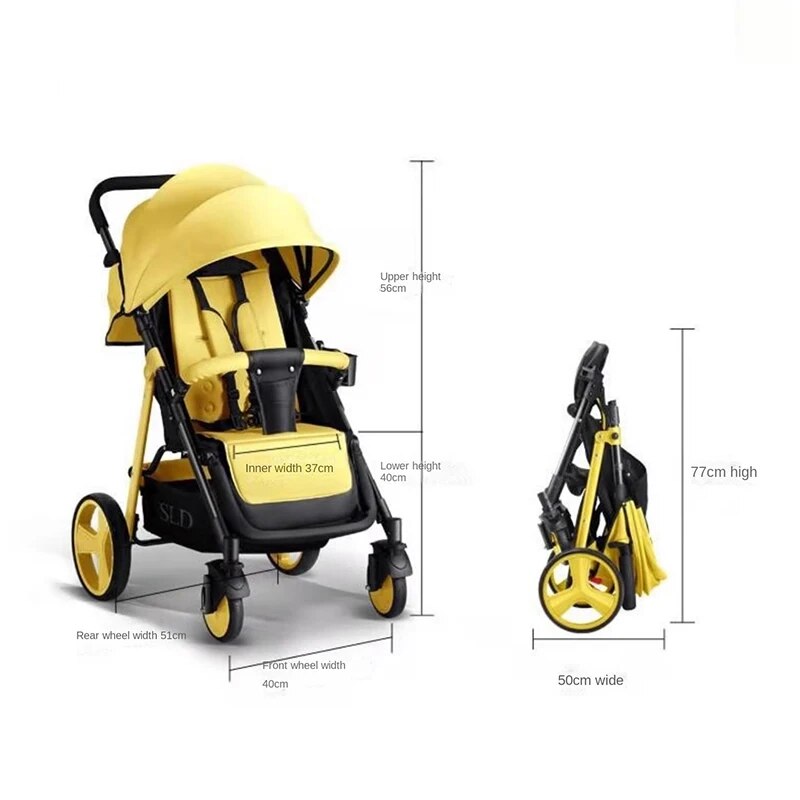 2023 Upgrade Light Stroller Travel Portable