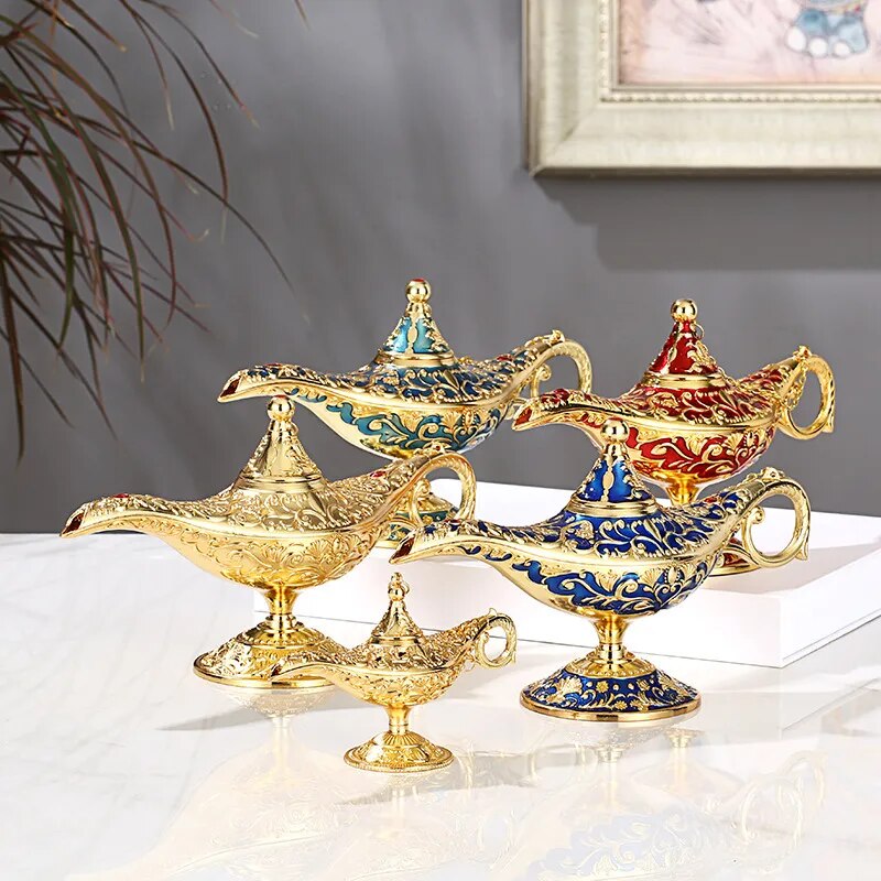 Vintage Legend Aladdin Lamp Magic Genie