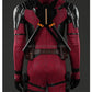 Cosplay maschera Deadpooling 3 con occhiali magnetici Wade Winston Wilson tuta cintura costume cosplay