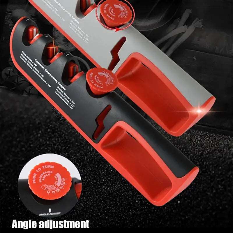 4 In 1 Adjustable Angle Kitchen Knife Sharpener whetstone Professional - Image #2