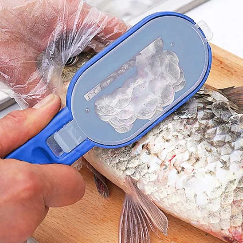 2 In 1 Plastic Fishing Scale Brush Built-in Fish CutterSPECIFICATIONSsupport: dropshippingmaterial: PP+stainless steelUse: Fish Scale ScraperType: Seafood ToolsSize: about 20x5.5cmSeafood Tools Type: Seafood Crackers &amplasticaInterMedia WorldI'M'"World1 Plastic Fishing Scale Brush Built-