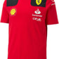 Ferrari SF Mens Leclerc Tee Red - Image #1