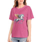 T-shirt da donna per adulti in cotone premium