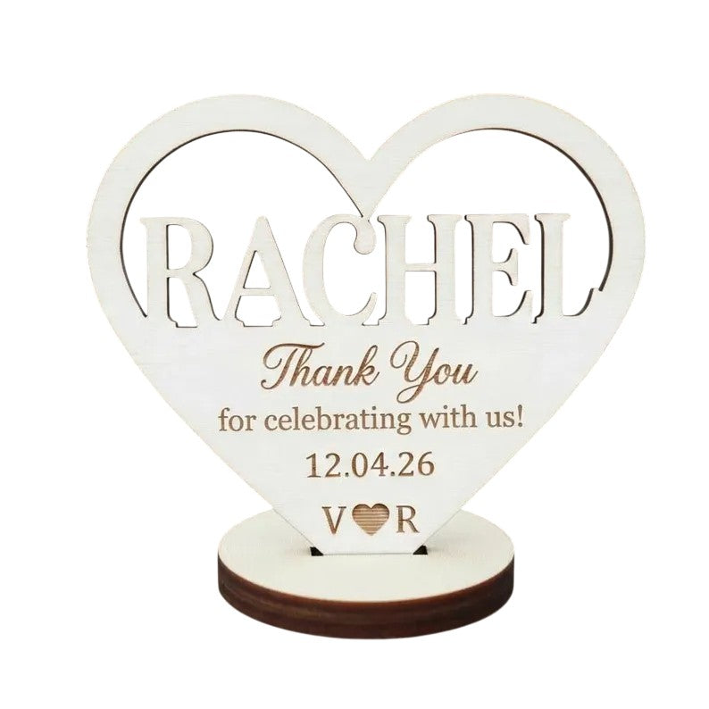 Segnaposto e sottobicchieri in Legno -Supporto -Serie Wedding Art