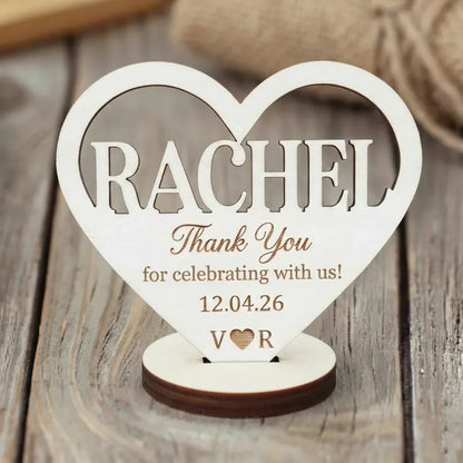 Segnaposto e sottobicchieri in Legno -Supporto -Serie Wedding Art