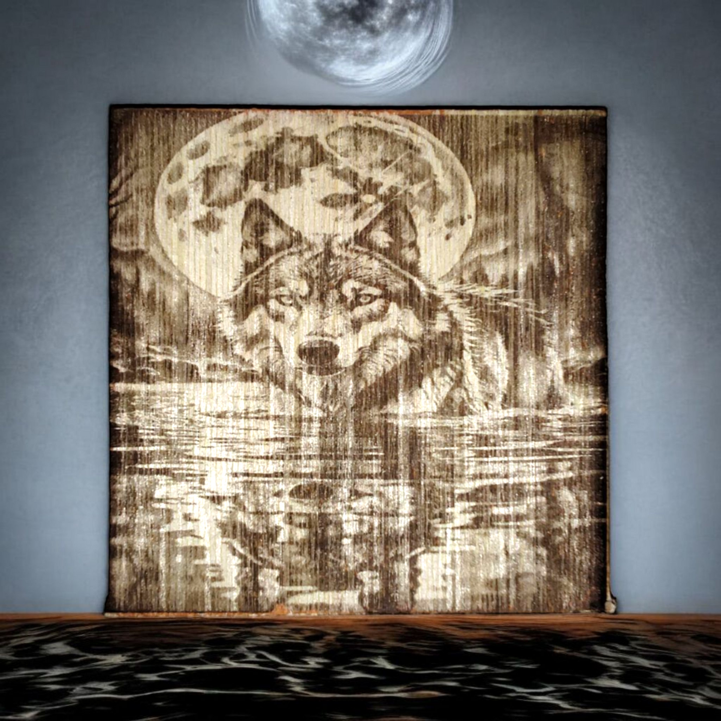 Calamite Artigianali in Legno con Incisioni Fantasy/Dark (Scegli la Tua Preferita)