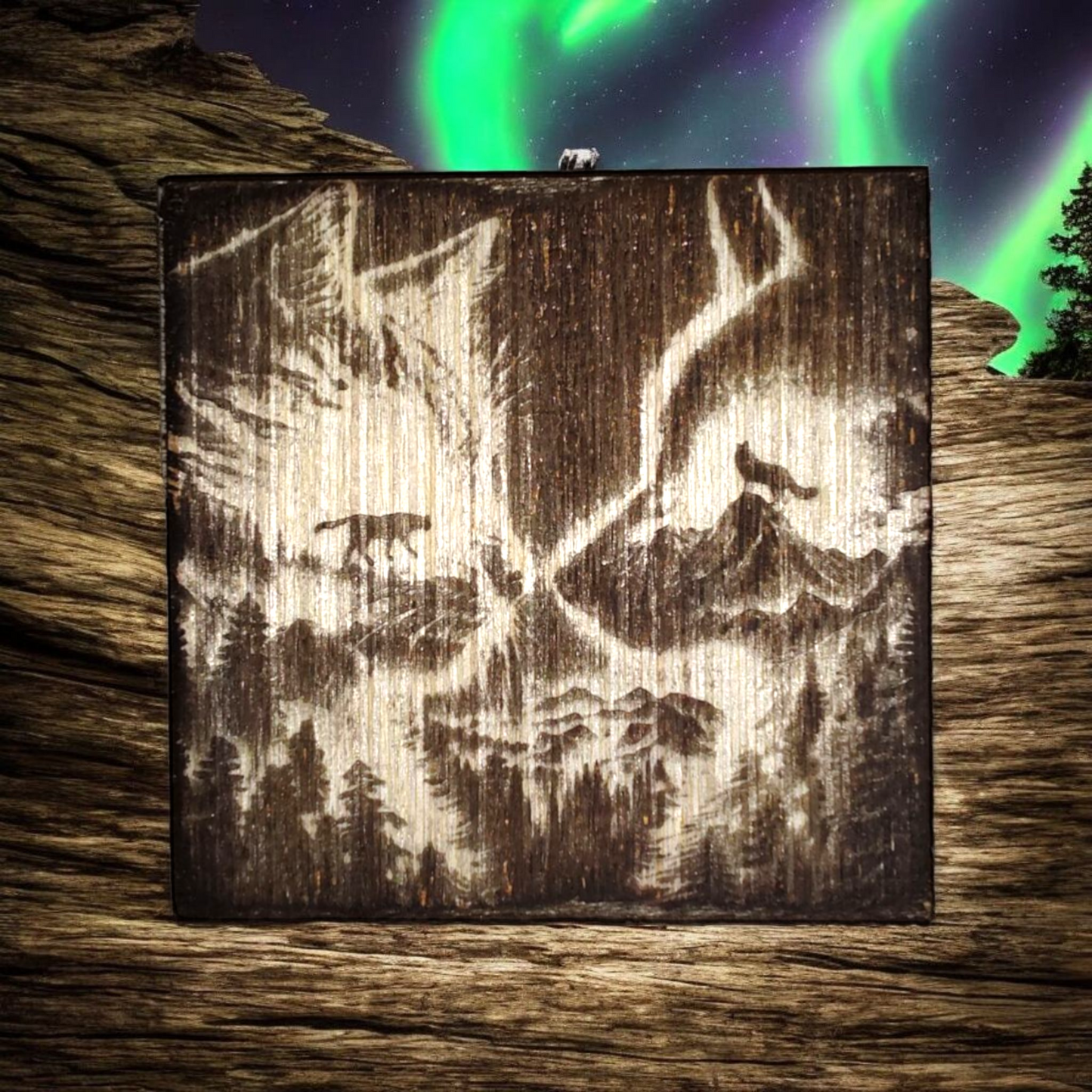 Calamite Artigianali in Legno con Incisioni Fantasy/Dark (Scegli la Tua Preferita)