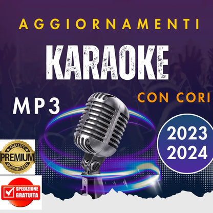 BASI MUSICALI-KARAOKE MP3 PROFESSIONALI CON CORI