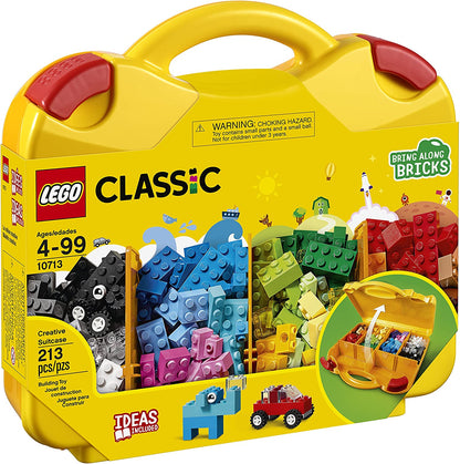 LEGO 10713 Classic Creative Suitcase Building Kit 213 PiecesSPECIFICATIONSOrigin: Mainland ChinaBrand Name: LEGOmattoncino LegoIntermedia WorldI'M'"WorldLEGO 10713 Classic Creative Suitcase Building Kit 213 Pieces