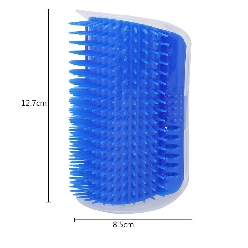 Removable Cat Corner Brush Plastic Pet Comb Kitten Corner Scratching Rubbing Brush Pet Self Grooming Cleaning Brushes 