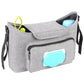 Light Weight Large Capacity Kodra Fabric Zipper Baby Diaper Stroller Organizer Bag 