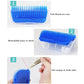 Removable Cat Corner Brush Plastic Pet Comb Kitten Corner Scratching Rubbing Brush Pet Self Grooming Cleaning Brushes 