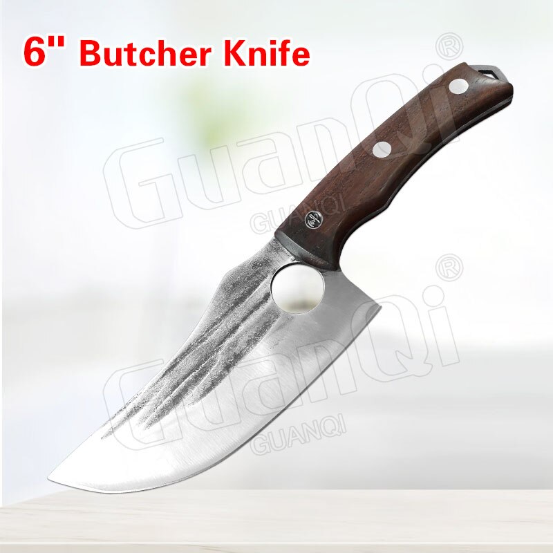 Fish Filleting Knife Stainless Steel Boning Knife Handmade Fishing Knife Kitchen Meat Cleaver Camping Cutter Chef Knives 