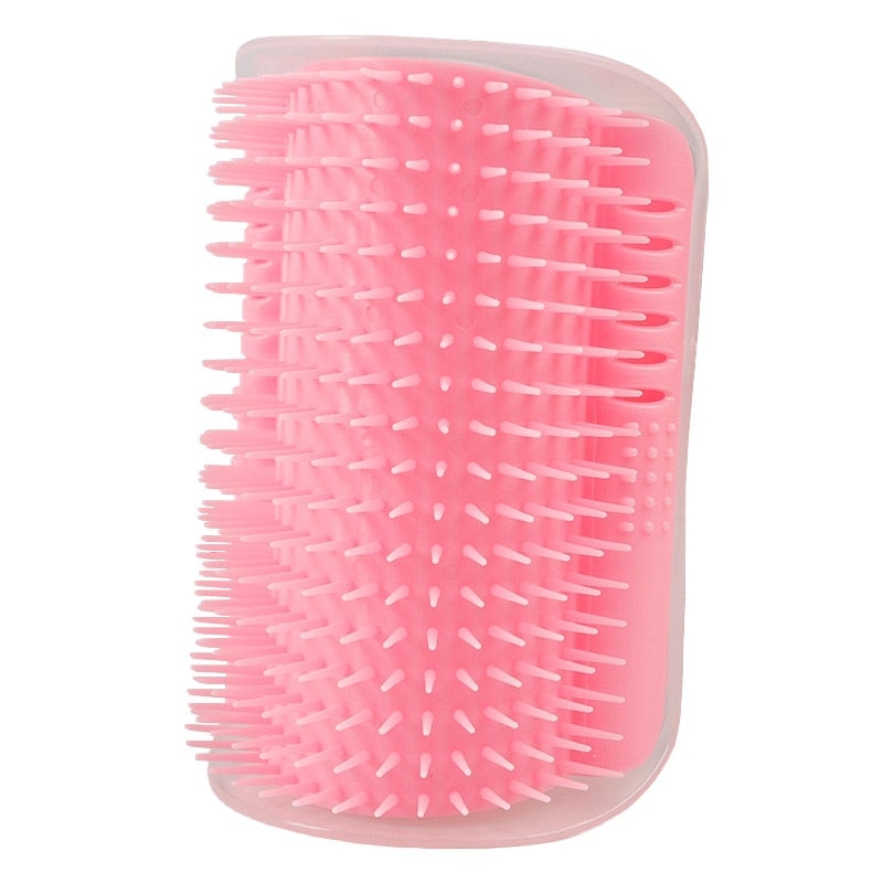 Removable Cat Corner Brush Plastic Pet Comb Kitten Corner Scratching Rubbing Brush Pet Self Grooming Cleaning Brushes 