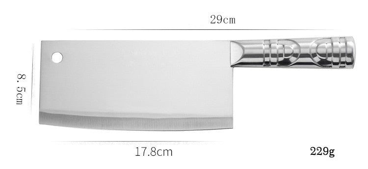 Shuoji Stainless Steel Chinese Cleaver Chopping Kitchen Knife Chef Butcher Knives Fish Meat Vegetables Cutlery Cooking Tools Shuoji Stainless Steel Chinese Cleaver Chopping Kitchen Knife Chef Butcher Knives Fish Meat Vegetables Cutlery Cooking Tools 