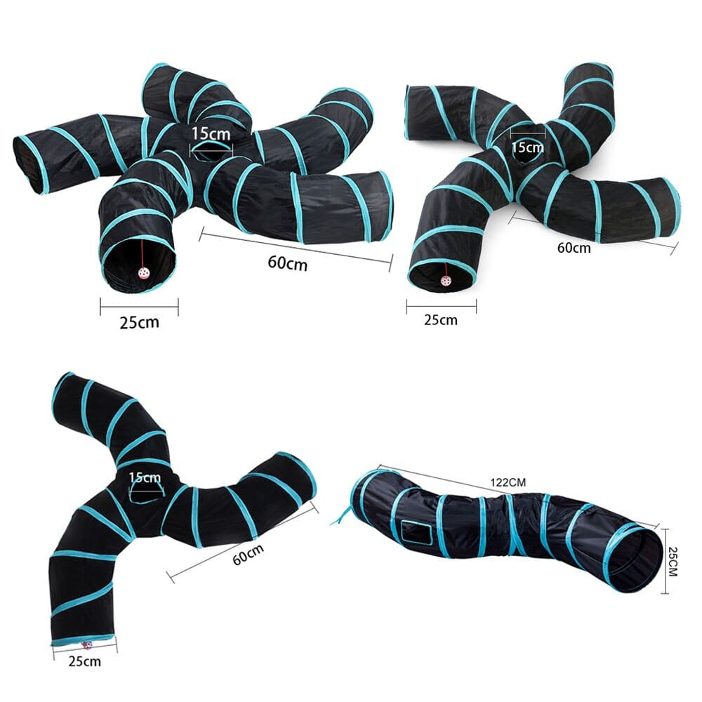 2/3/4/5 Holes Practical Cat TunnelSPECIFICATIONSType: catsToys Type: BallsProduct: cat tunnelOrigin: Mainland ChinaMaterial: ClothFeature 4: tunnel chatFeature 3: pipe for animalsFeature 2: Cat toysF0InterMedia WorldI'M'"World2/3/4/5 Holes Practical Cat Tunnel