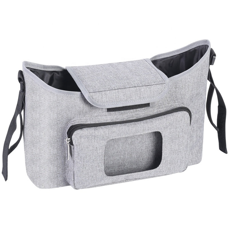 Light Weight Large Capacity Kodra Fabric Zipper Baby Diaper Stroller Organizer Bag Light Weight Large Capacity Kodra Fabric Zipper Baby Diaper Stroller Organizer Bag 