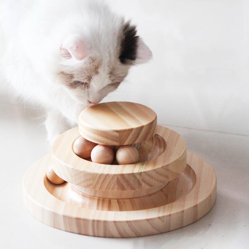 2/3 layers Cat Turntable Wooden Pet Cat ToysSPECIFICATIONSType: catsToys for Cats: Funny Cat ToysToys Type: BallsSize: 2/3 floorsSKU: PH6516Pet Supplies: Wooden Cat TurntableMaterial: WoodItem Type: Cat Turnta0InterMedia WorldI'M'"World2/3 layers Cat Turntable Wooden Pet Cat Toys