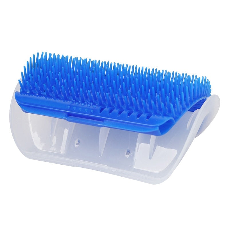 Removable Cat Corner Brush Plastic Pet Comb Kitten Corner Scratching Rubbing Brush Pet Self Grooming Cleaning Brushes 