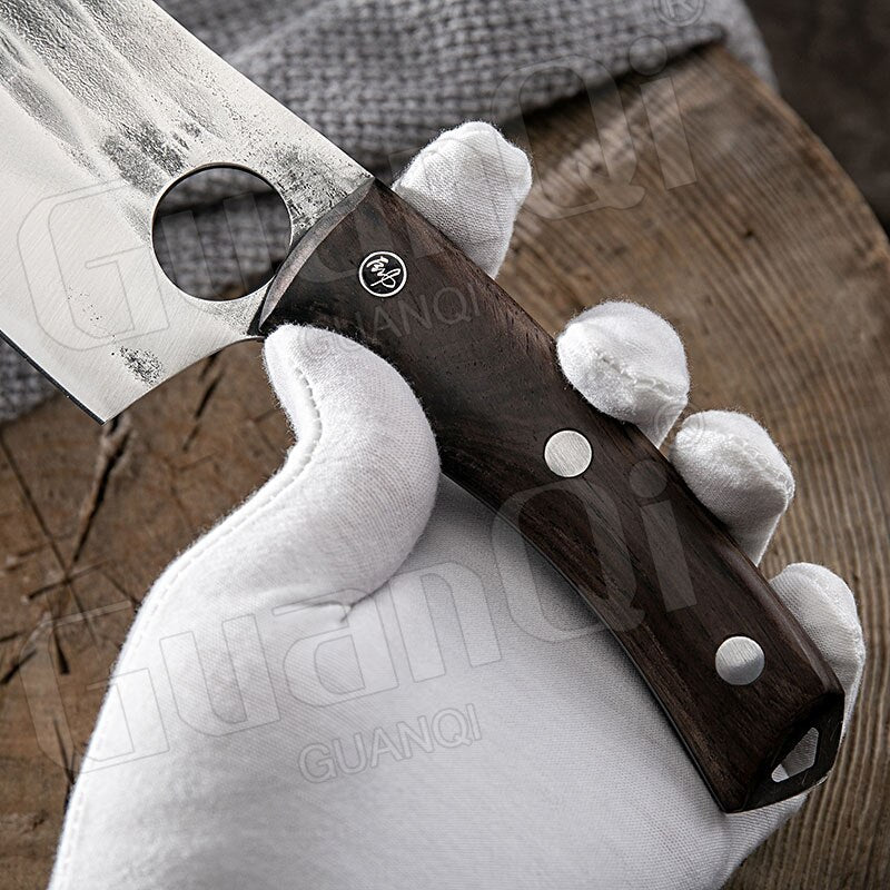 Fish Filleting Knife Stainless Steel Boning Knife Handmade Fishing Knife Kitchen Meat Cleaver Camping Cutter Chef Knives 