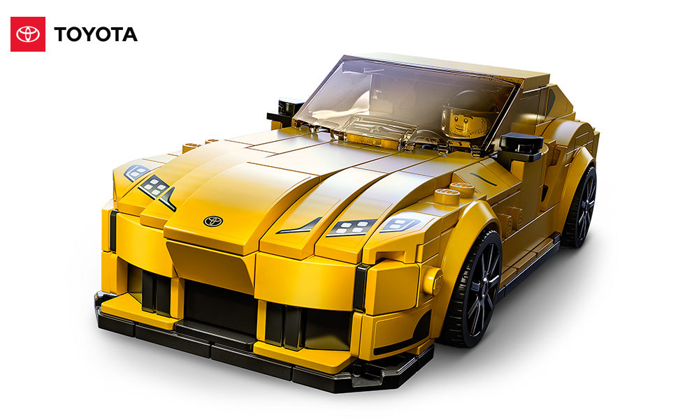 LEGO &amp; Speed Champions Toyota GR Supra 76901SPECIFICATIONSWarning: 7+yRecommend Age: 12+yPlastic Type: ABSPlastic Block Shape: Irregular ShapePhysical size: 16cm long 7cm wide 4cm highPackaging size: 26.2cm x mattoncino LegoIntermedia WorldI'M'"WorldLEGO &amp; Speed Champions Toyota GR Supra 76901