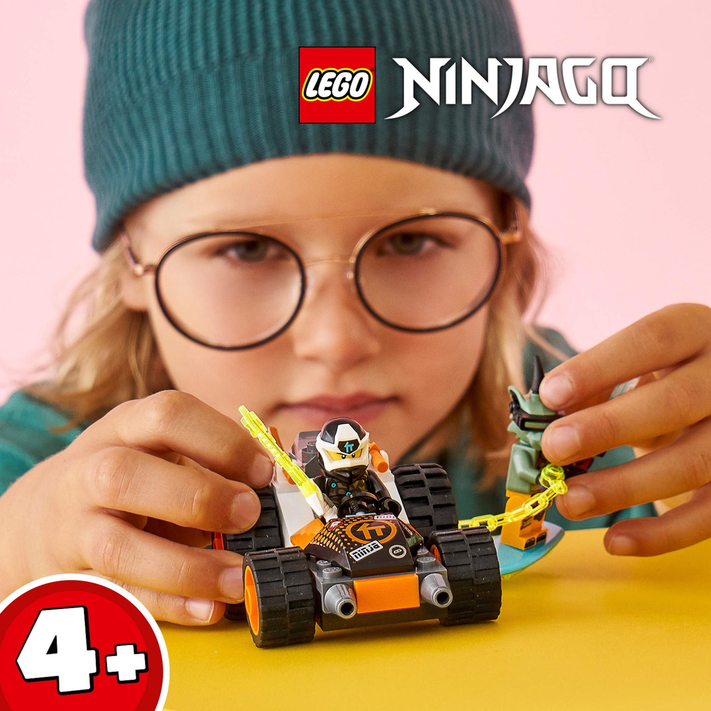 LEGO &amp; NINJAGO Cole’s Speeder Car 71706 Ninja Car Building Kit (52SPECIFICATIONSWarning: 4+Recommend Age: 12+y,18+,14+yPlastic Type: ABSPlastic Block Shape: Self-Locking BricksOrigin: Mainland ChinaModel Number: 71706Material: Plasmattoncino LegoIntermedia WorldI'M'"WorldSpeeder Car 71706 Ninja Car Building Kit (52 Pieces)