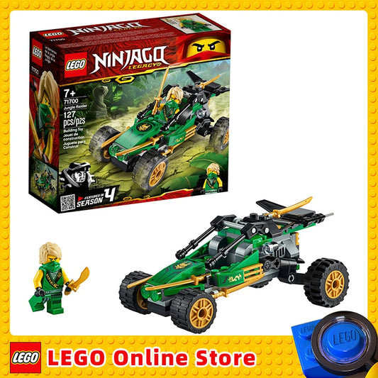 LEGO &amp; NINJAGO Legacy Jungle Raider 71700SPECIFICATIONSWarning: 7+Recommend Age: 12+y,18+,14+yPlastic Type: ABSPlastic Block Shape: Self-Locking BricksOrigin: Mainland ChinaModel Number: 71700Material: Plasmattoncino LegoIntermedia WorldI'M'"WorldLEGO &amp; NINJAGO Legacy Jungle Raider 71700